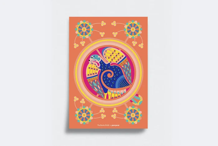 Book of Kells X Pawpear – f. 129v Eagle A4 Print