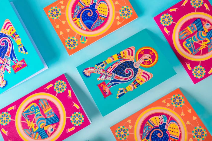 Book of Kells X Pawpear – Winged Creatures Greeting Card Box