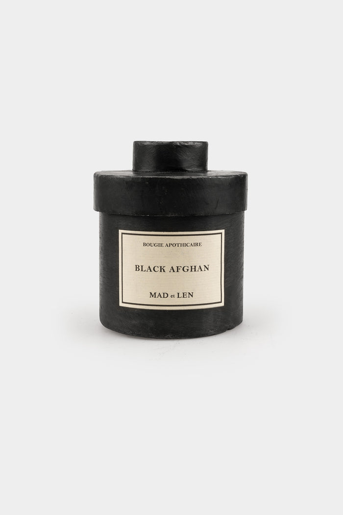 MAD et LEN - Bougies Apothicaire (300g) | Black Afghan