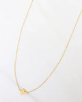 dainty cross gold necklace