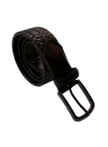 Brown Cross Woven Belt