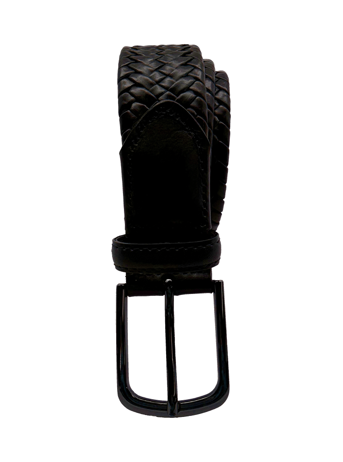 Brown Cross Woven Belt