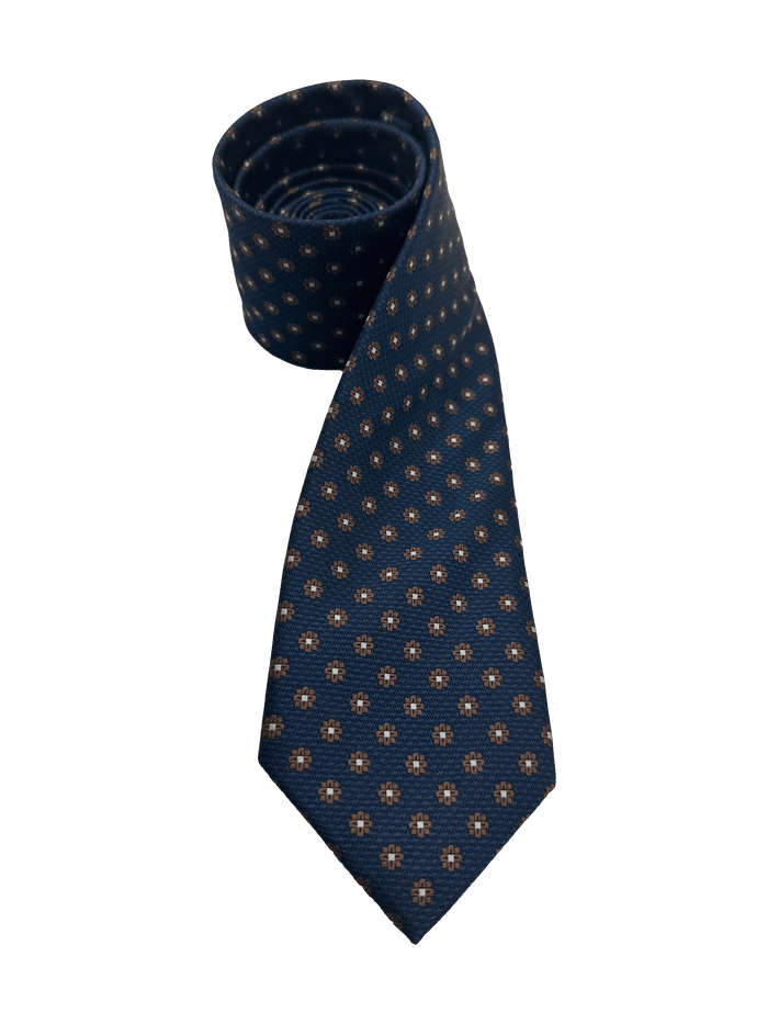 Canal Brown Rosette Tie