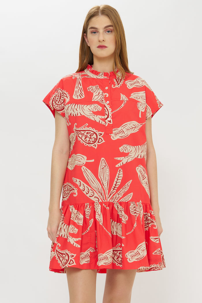 Cap Sleeve Mini- Bengal Brick