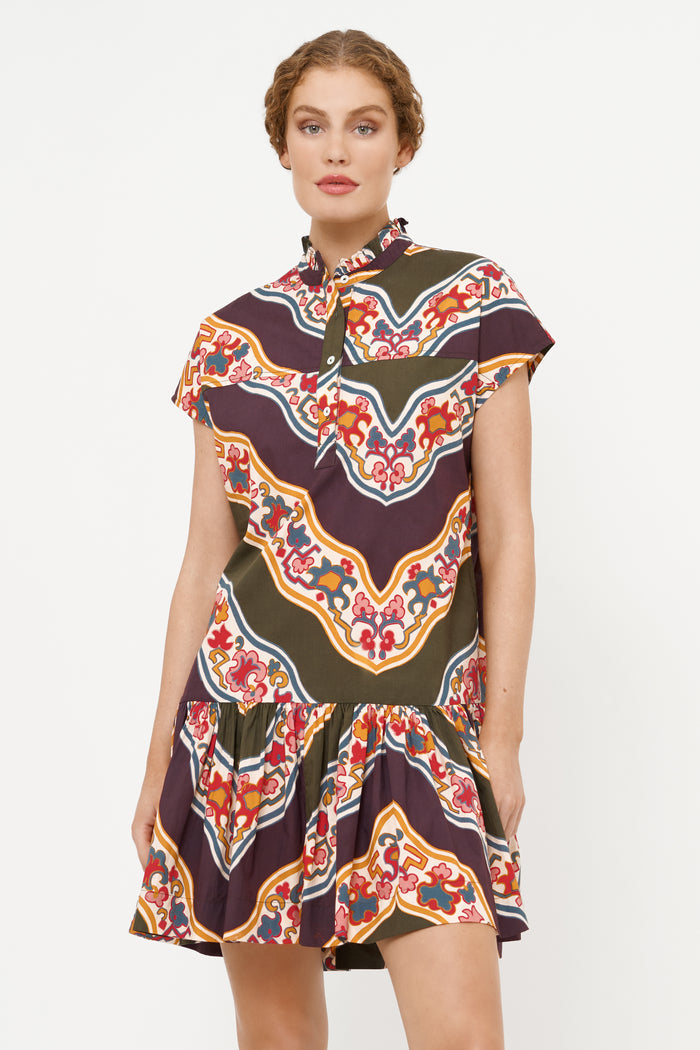 Cap Sleeve Mini- Montezuma Green