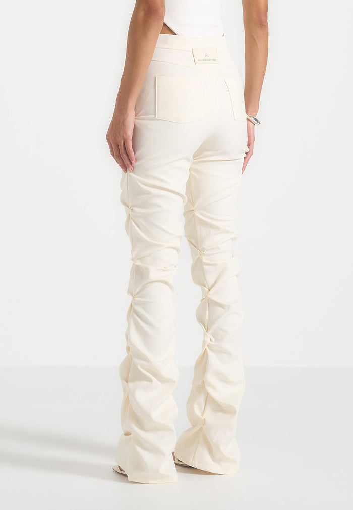caroline-tacked-twill-fit-and-flare-trousers-white