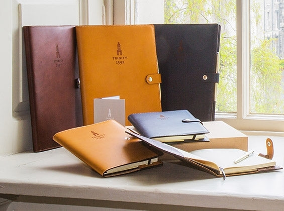 CarveOn Leather A5 Notebook Brown