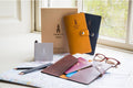 CarveOn Leather Travel Wallet Brown
