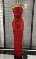 Catherine Strapless Shining Sequin Bodycon Gown Dress