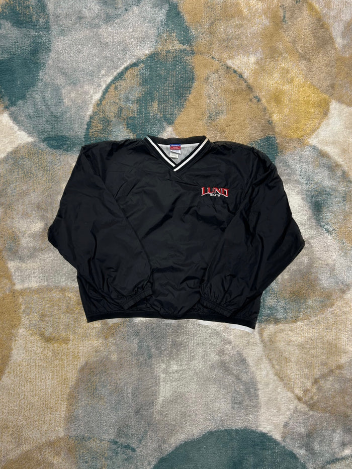 Champion Black Vneck Windbreaker