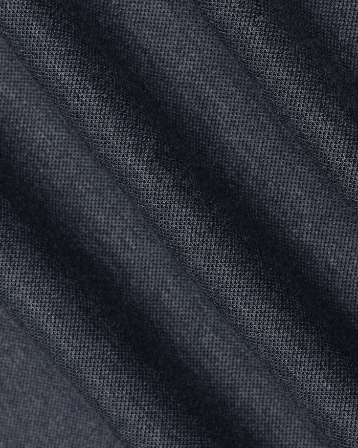 Charcoal Solid Formal Trouser - Kent