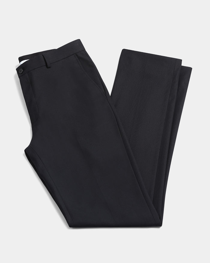 Charcoal Staples Dobby Formal Trouser - Gaezry