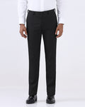 CLEAN FRONT SLIM FIT DOBBY TROUSER