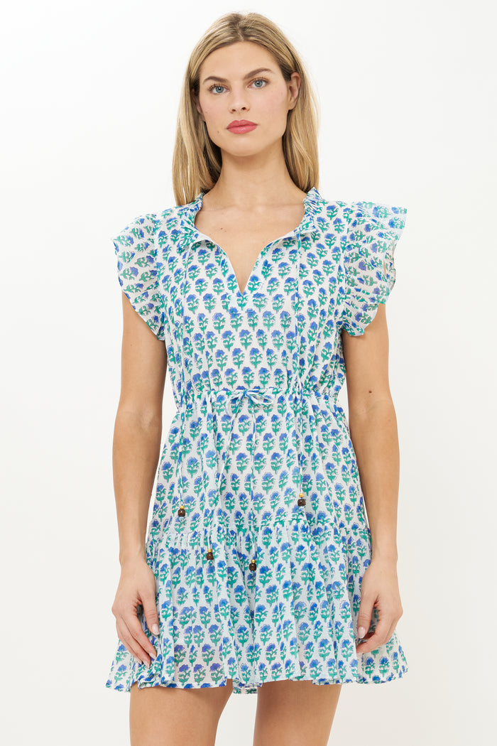 Cinched Flirty Short- Boti Blue