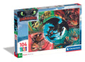 Clementoni 104-pieces Puzzle Dragons Trainer