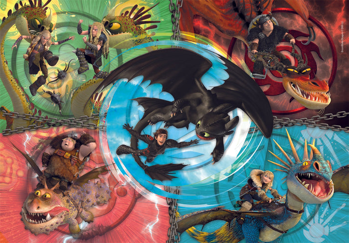 Clementoni 104-pieces Puzzle Dragons Trainer