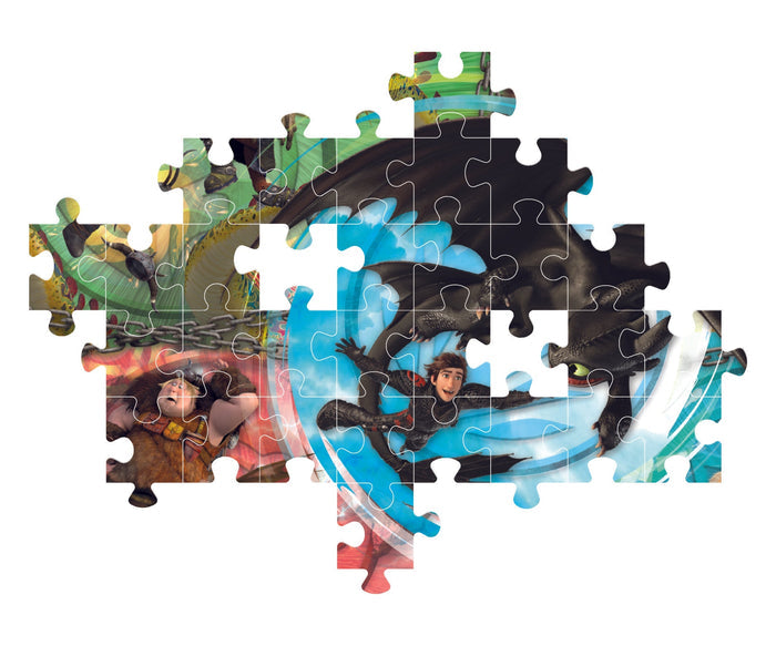 Clementoni 104-pieces Puzzle Dragons Trainer