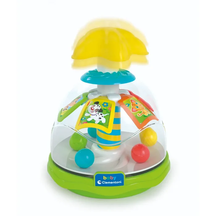 Clementoni Baby Happy Animals Spinning Top