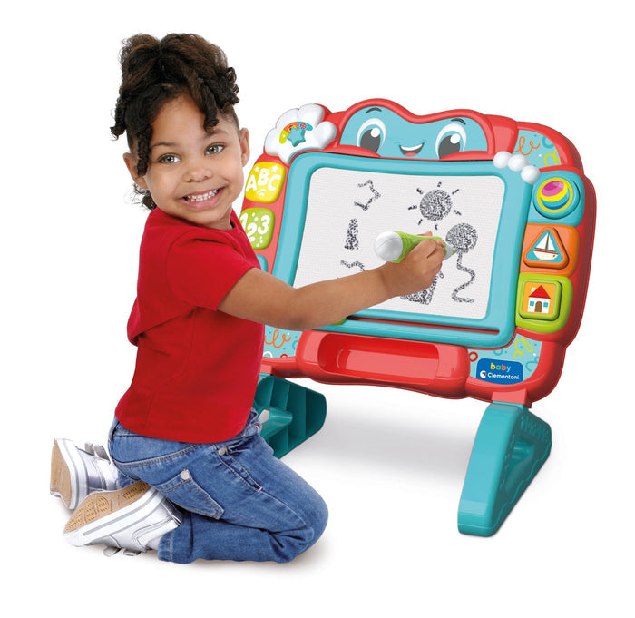 Clementoni Baby Interactive Draw & Learn Magnetic Drawing Board 18M+