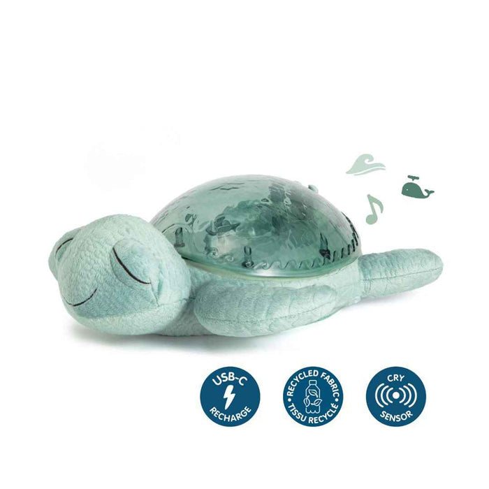 Cloud B® Nočna lučka z melodijo Tranquil Turtle™ Green Cloud B
