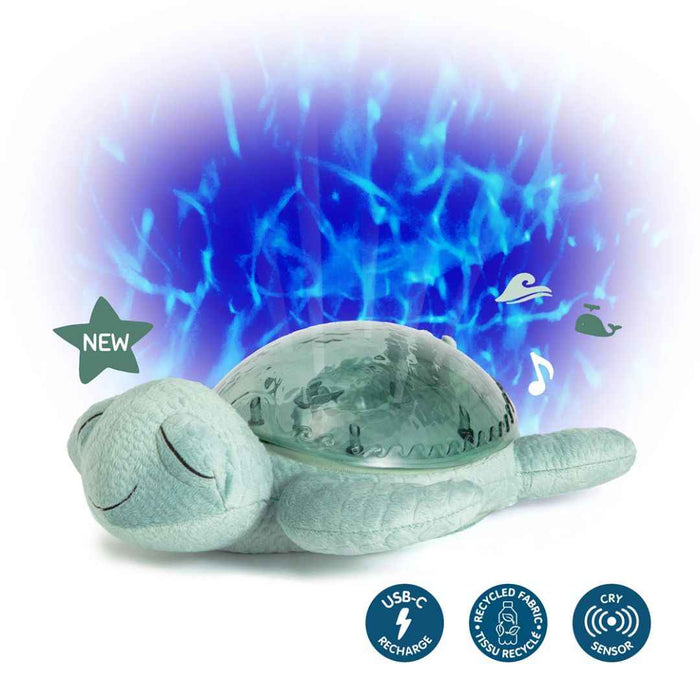 Cloud B® Nočna lučka z melodijo Tranquil Turtle™ Green Cloud B