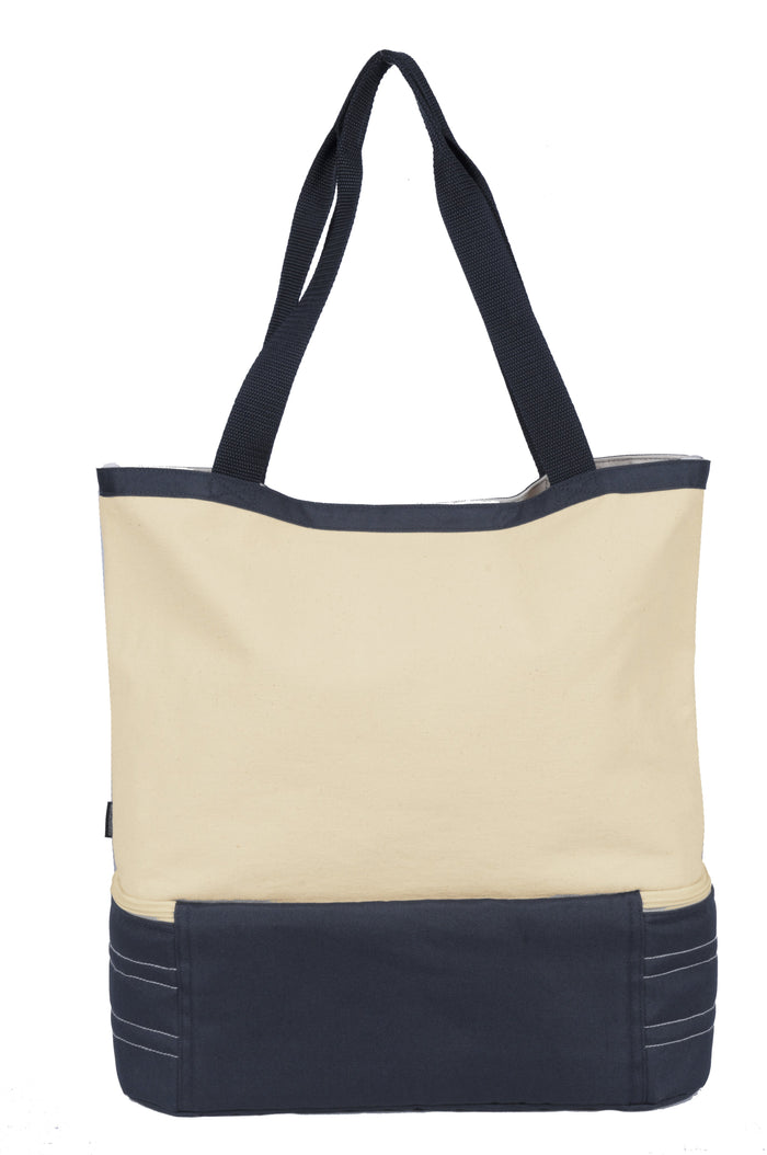Coastal Cotton Insulated Tote