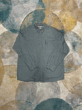 Columbia 00's Light Blue and Black Checkered Shirt