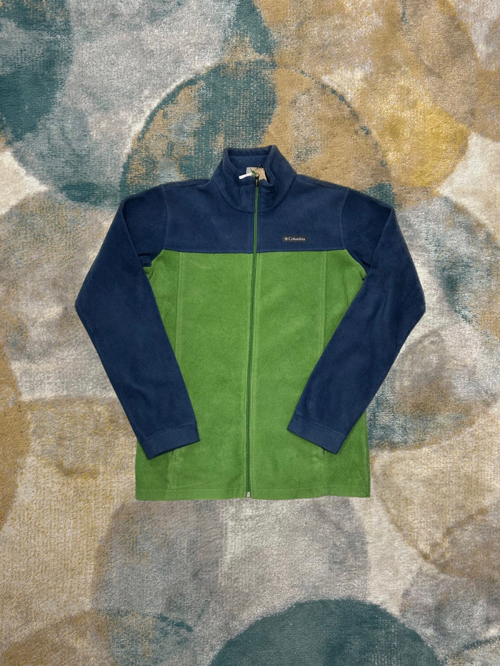 Columbia Blue and Green Fleece Jacket