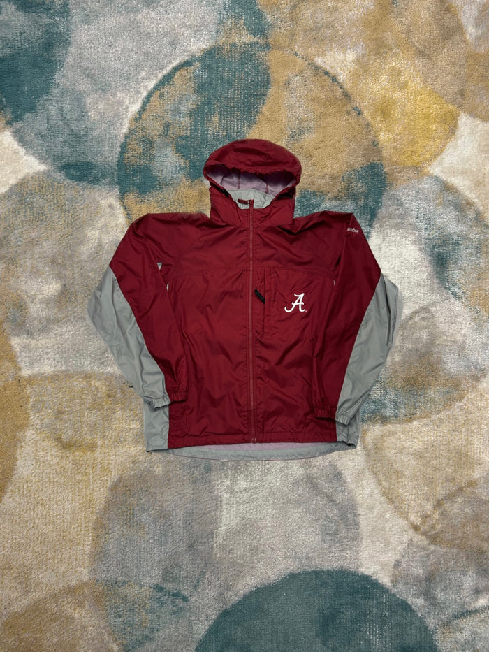 Columbia Burgundy and Grey Windbreaker (Waterproof)