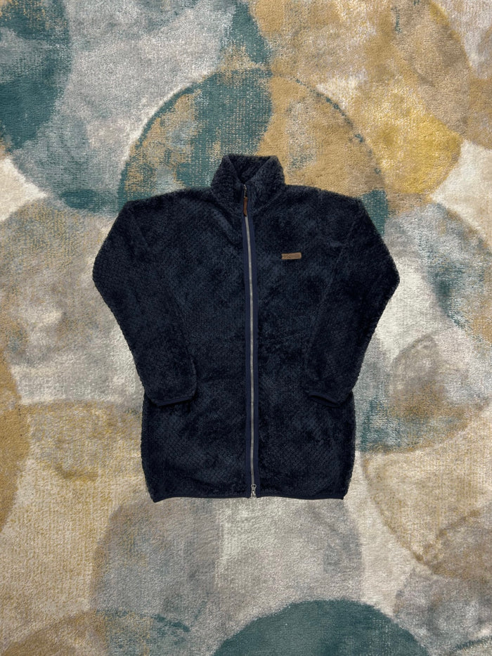 Columbia Fluffy Dark Blue Long Fleece Jacket