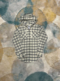 Columbia Plaid Black and White Shirt