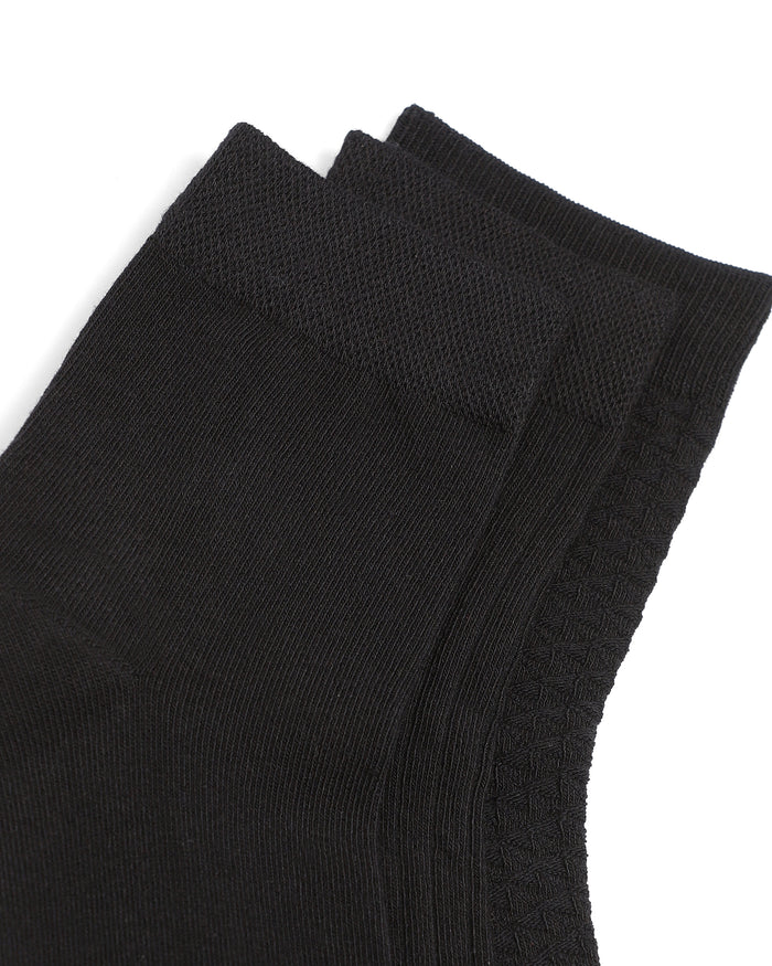 Combed Cotton Ankle Length Socks Pack of 3 - Bogra