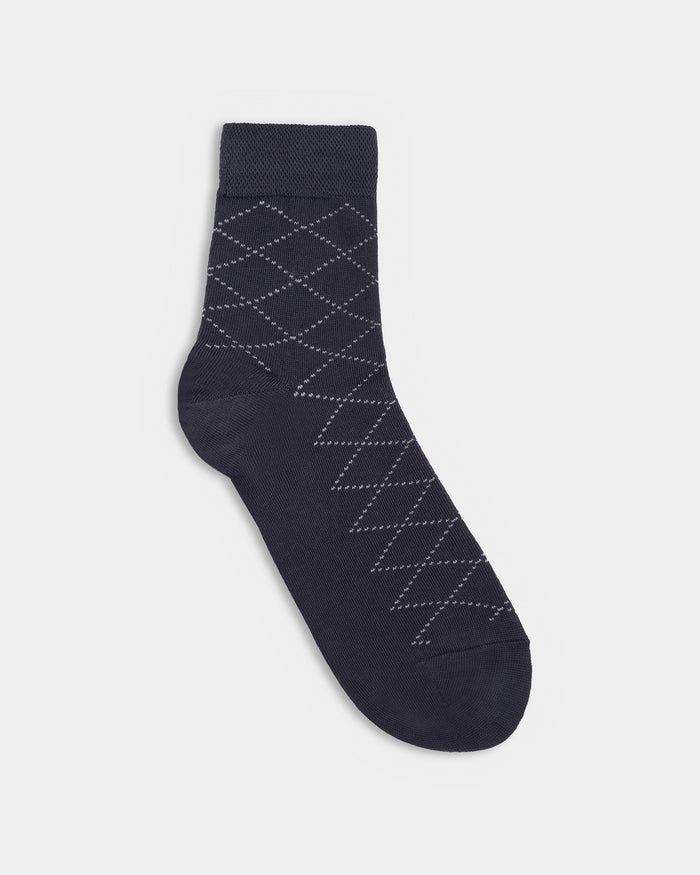 Combed Cotton Ankle Length Socks Pack of 3 - Boro