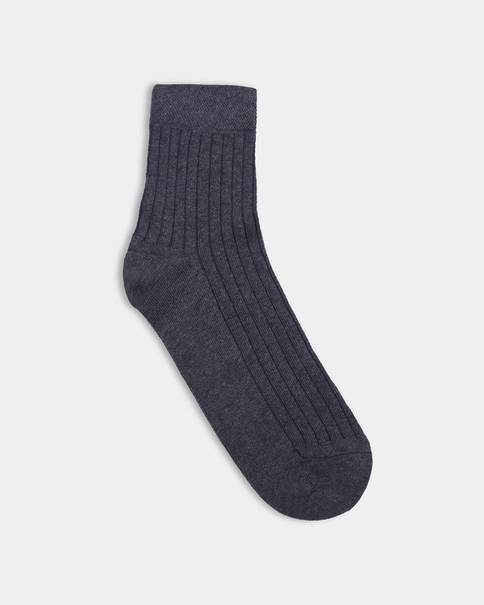 Combed Cotton Ankle Length Socks Pack of 3 - Burgas