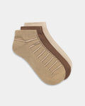 Combed Cotton Ankle Length Socks Pack of 3 - Burgos