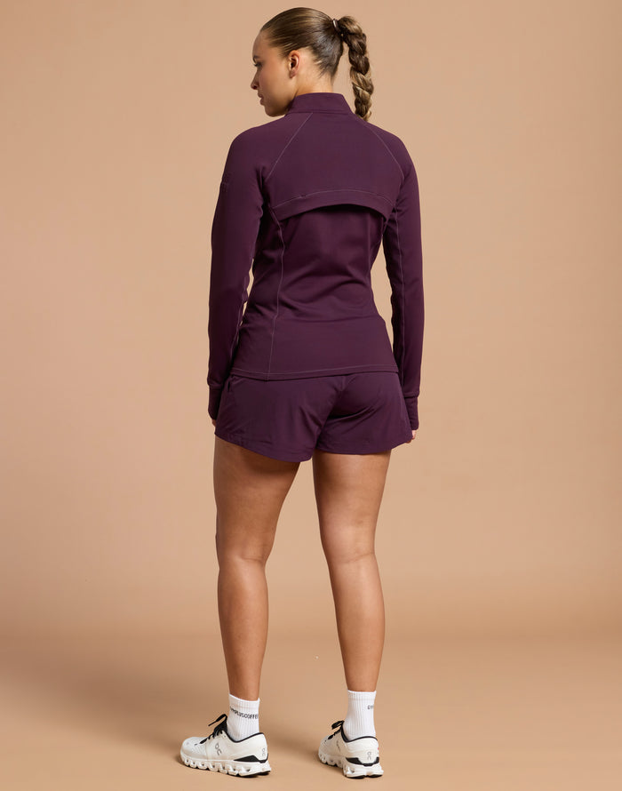 Contender 3" Shorts in Grape Noir