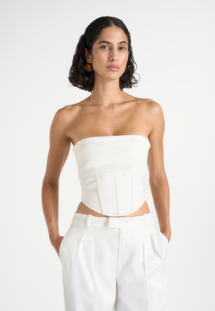 cora-satin-pintuck-bandeau-corset-top-off-white