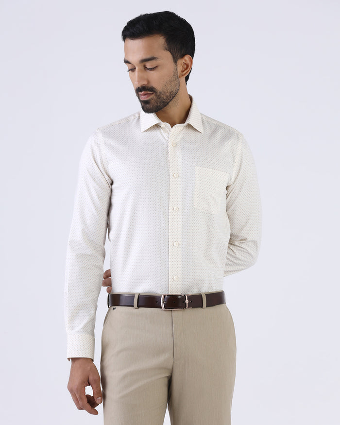 LONG SLEEVE SLIM FIT PRINT SHIRT