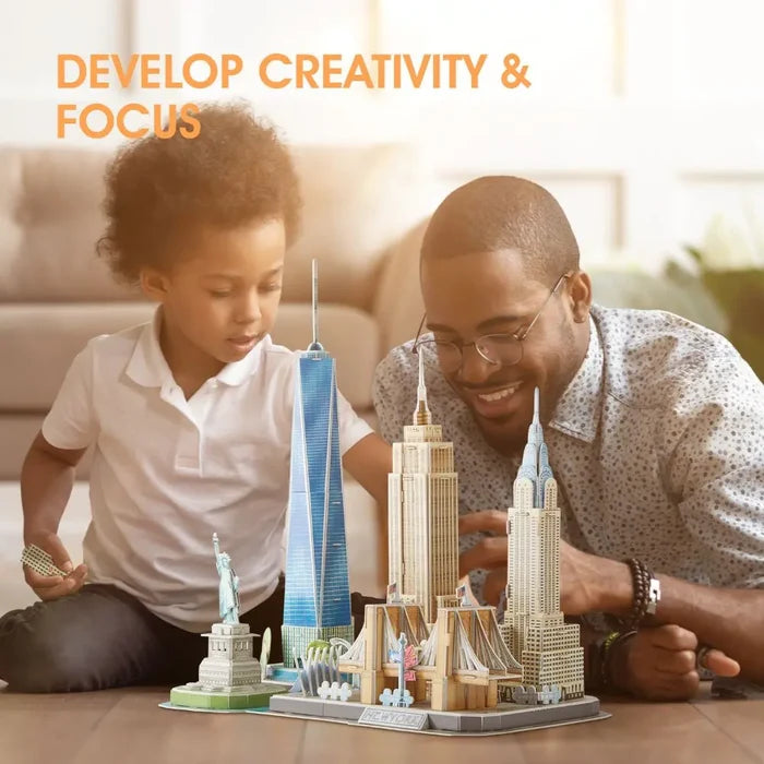 Cubic Fun 3d Puzzles City Line NewYork