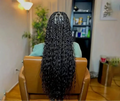 Curly deep wave bulk human hair – 100% Brazilian hair for braiding, no weft extensions, perfect for Malaysian boho braids with natural curls