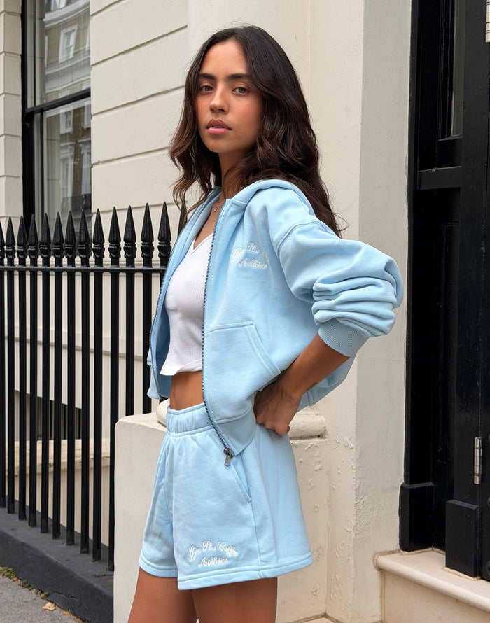 Daily Cotton Shorts in Baby Blue