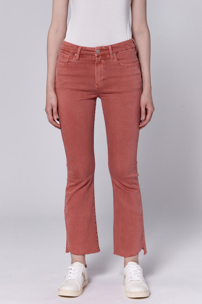 jeanne middies flare raw hem