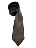 Delancey Brown Rosette Silk Tie