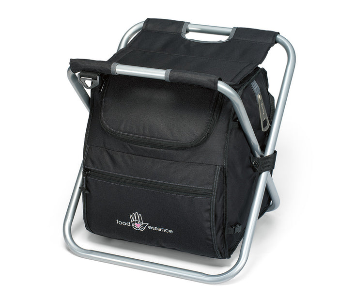 Deluxe Spectator Cooler Chair - Black | Custom Branded | Lemon Print
