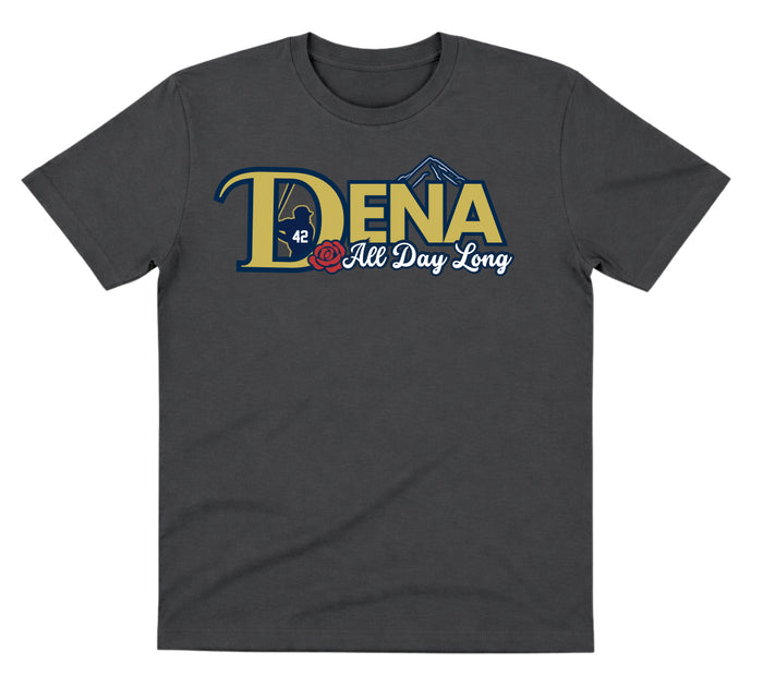 DENA Charcoal Dry Fit Shirt: All Day Long