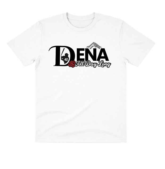 Dena White Dry Fit Shirt: All Day Long