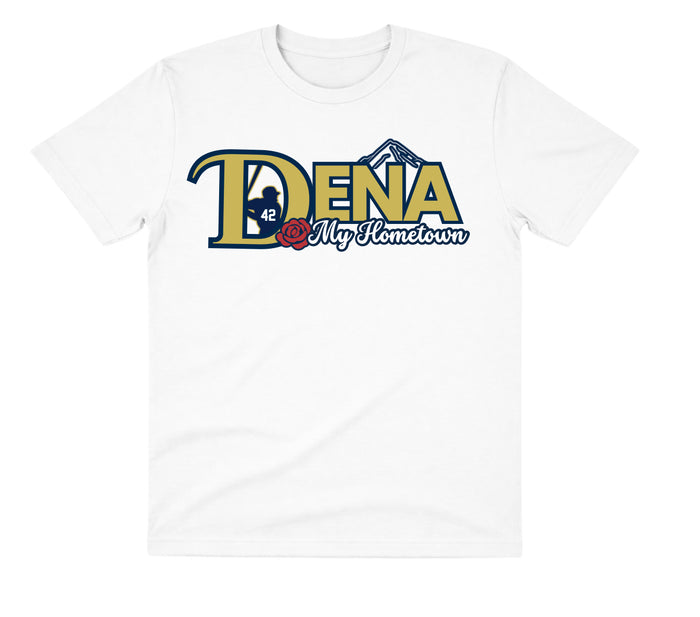 Dena White Dry Fit Shirt: My Hometown
