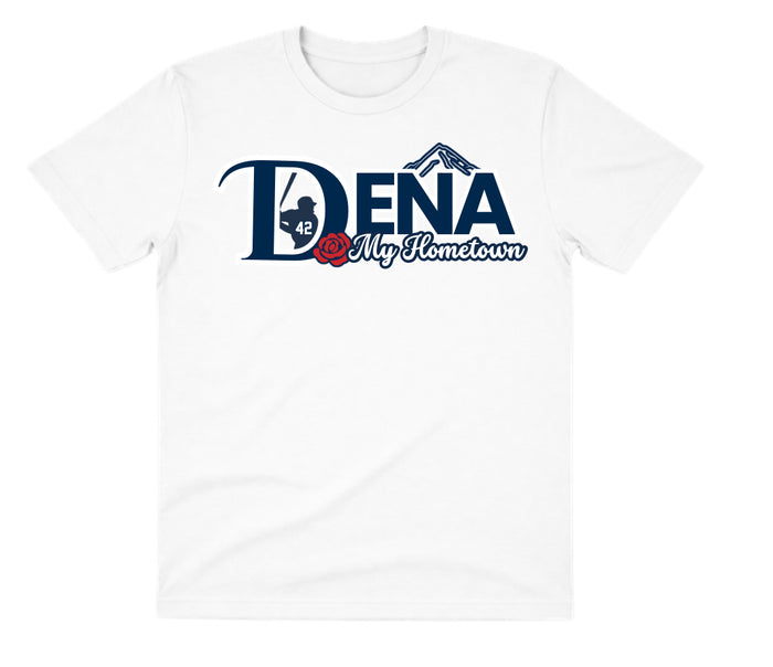 Dena White Dry Fit Shirt: My Hometown