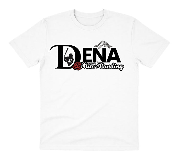 Dena White Dry Fit Shirt: Still Standing