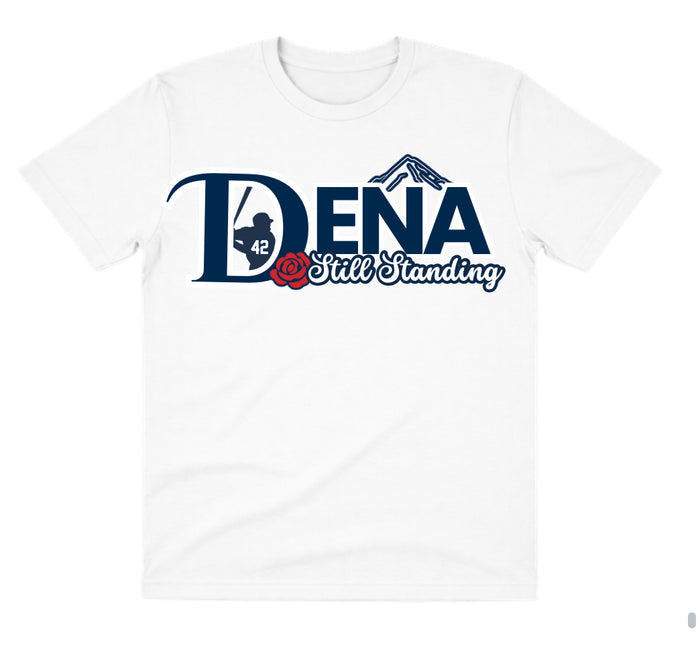 Dena White Dry Fit Shirt: Still Standing